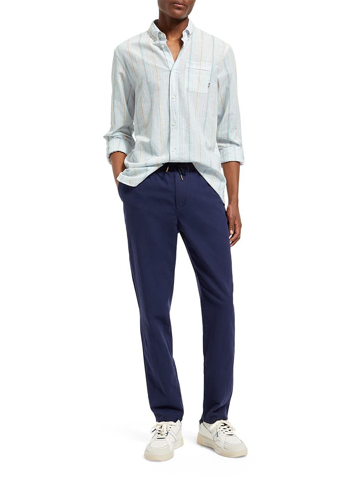 

Рубашка Scotch & Soda, светло-синий