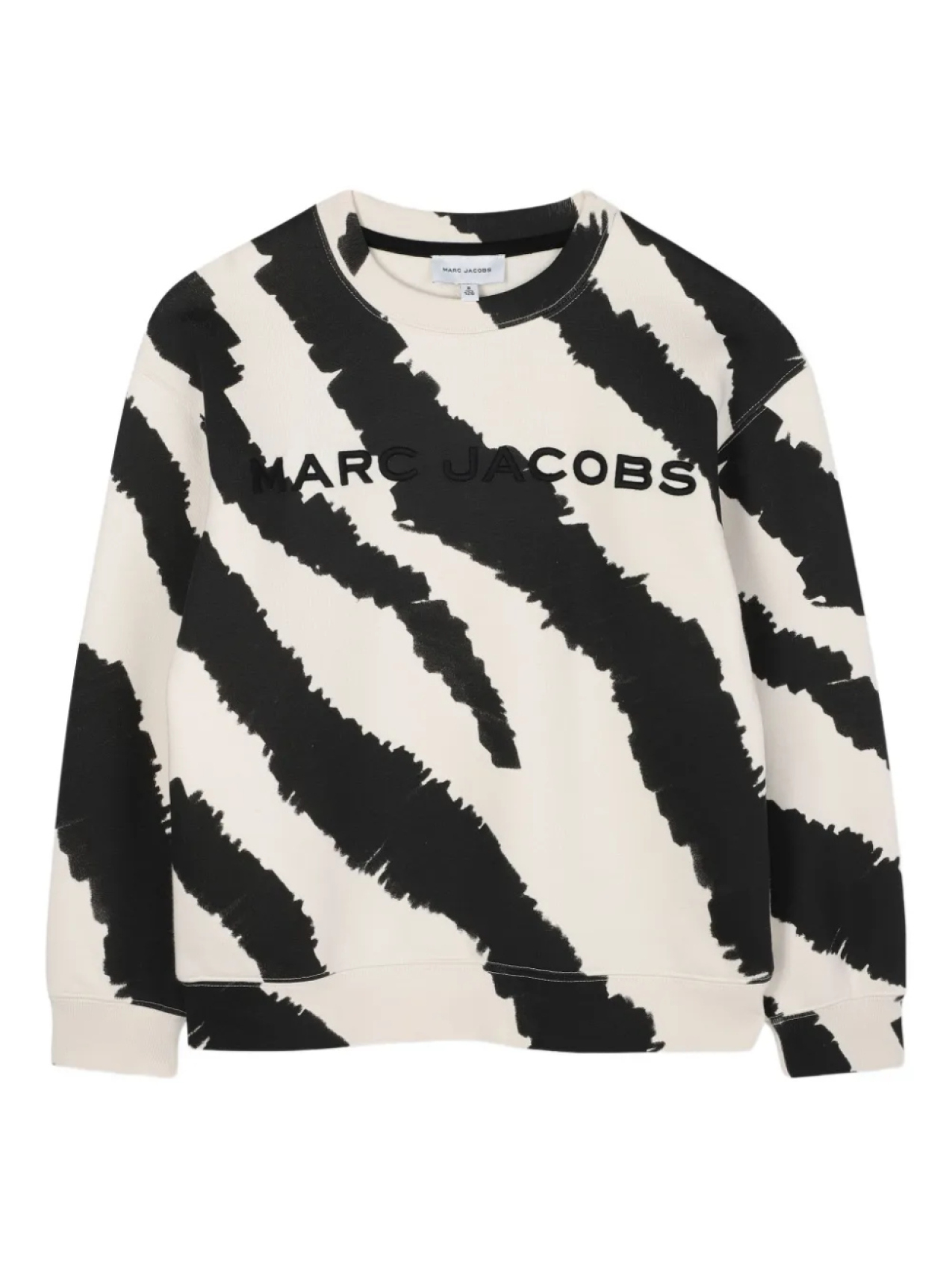 

Marc Jacobs Kids толстовка с зебровым принтом, черный