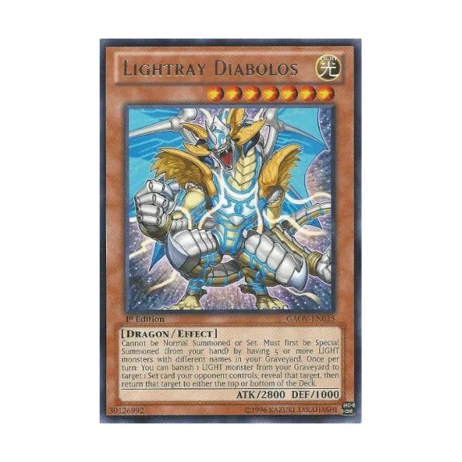 

CCG Лайтрей Диаболос (Редкий), Yu-Gi-Oh - Galactic Overlord - Singles