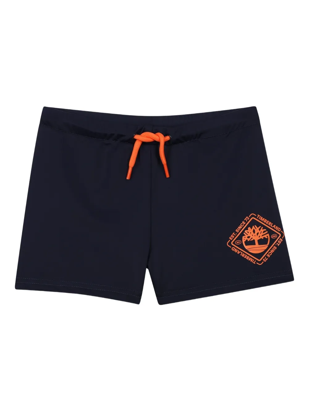 Плавки с завязками на шнурке и логотипом Timberland Kids, черный