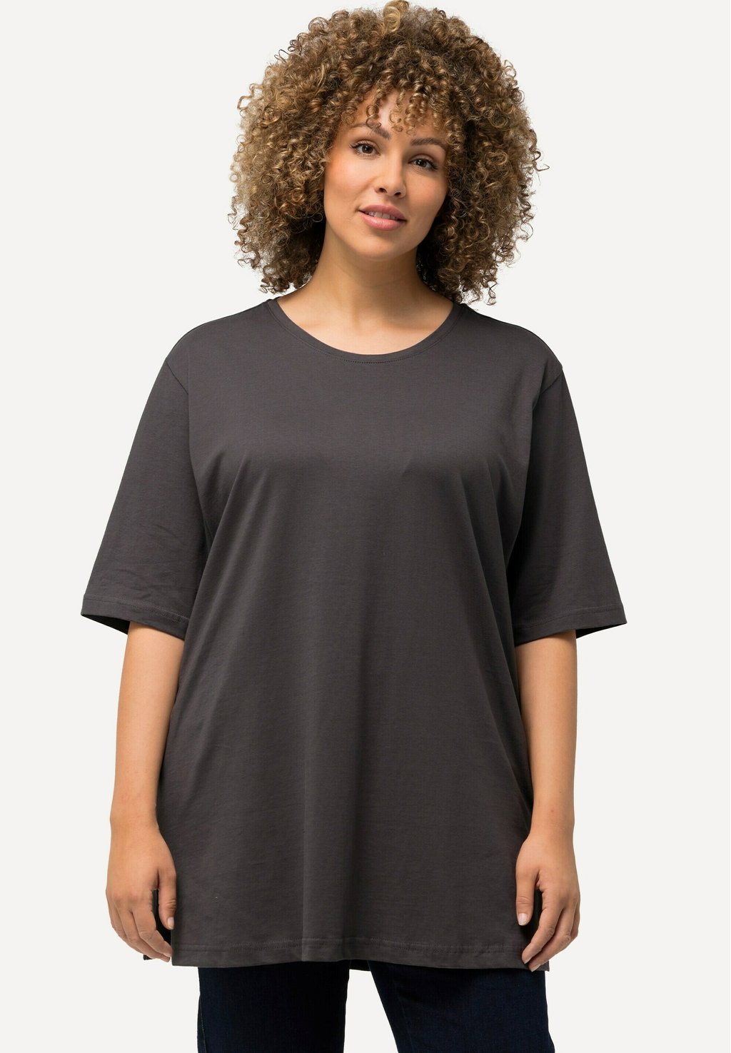 

Базовая футболка SHORTSLEEVE TEE Ulla Popken, серый