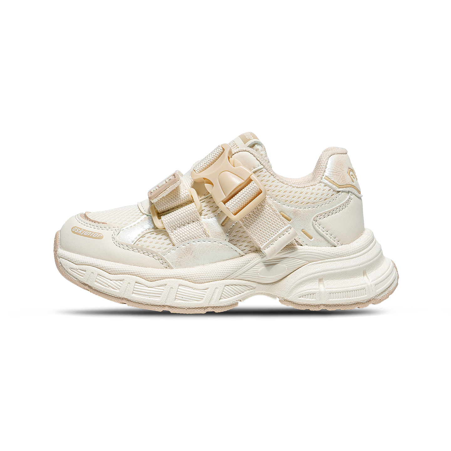 

Детские кроссовки с амортизацией, быстросохнущие, с низким верхом, для повседневной носки ASK, экрю