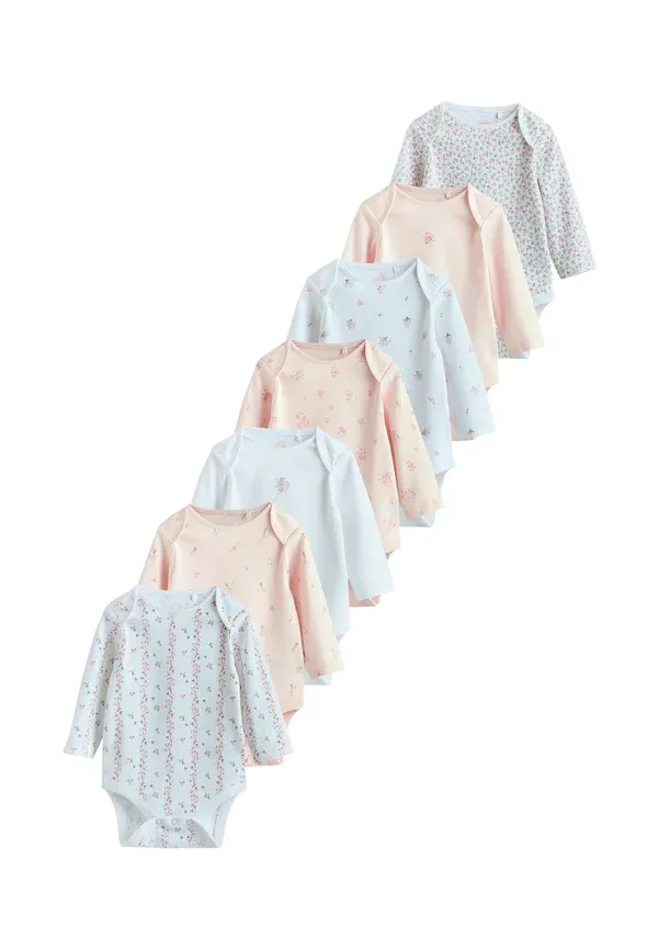 Боди Next Regular fit long sleeve 7 pack, розовый