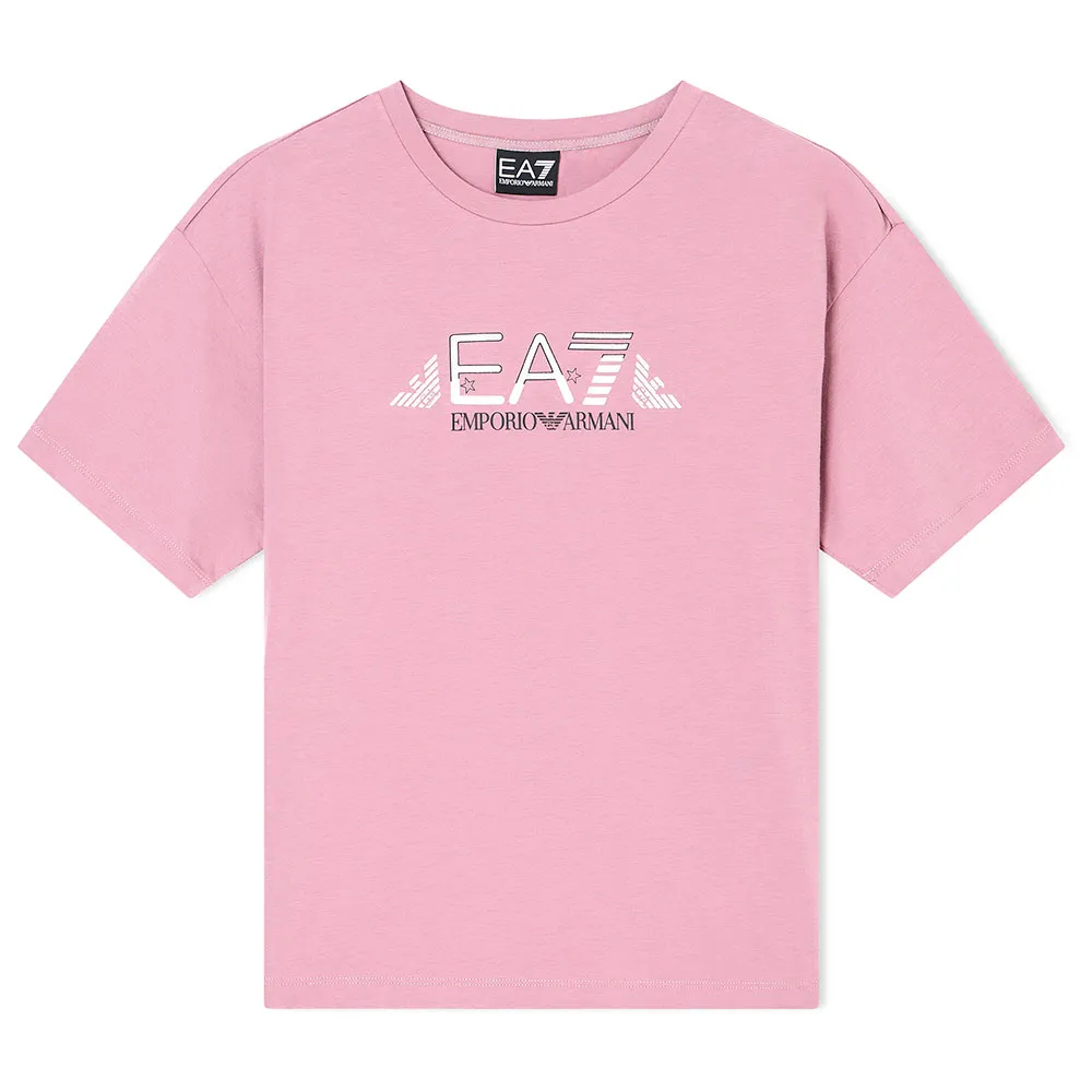 

Футболка с коротким рукавом EA7 EMPORIO ARMANI Train Logo Series Eagle, розовый