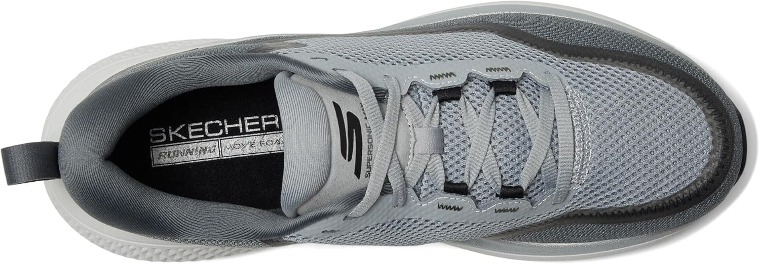 Мужские кроссовки Skechers Go Run Supersonic Max, серый — фото 2