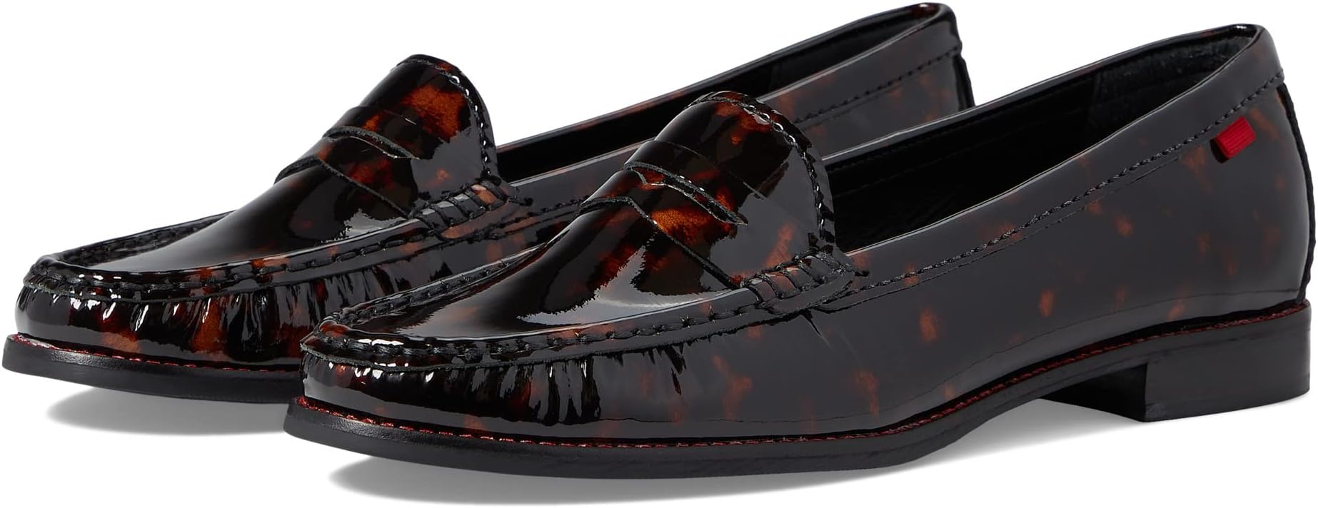 Лоферы East Village Marc Joseph New York, цвет Tortoise Patent