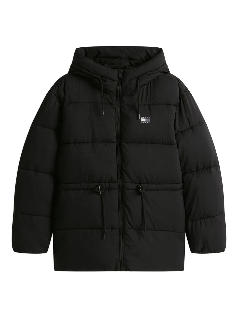 

Куртка с капюшоном на шнурке Tommy Jeans, черный