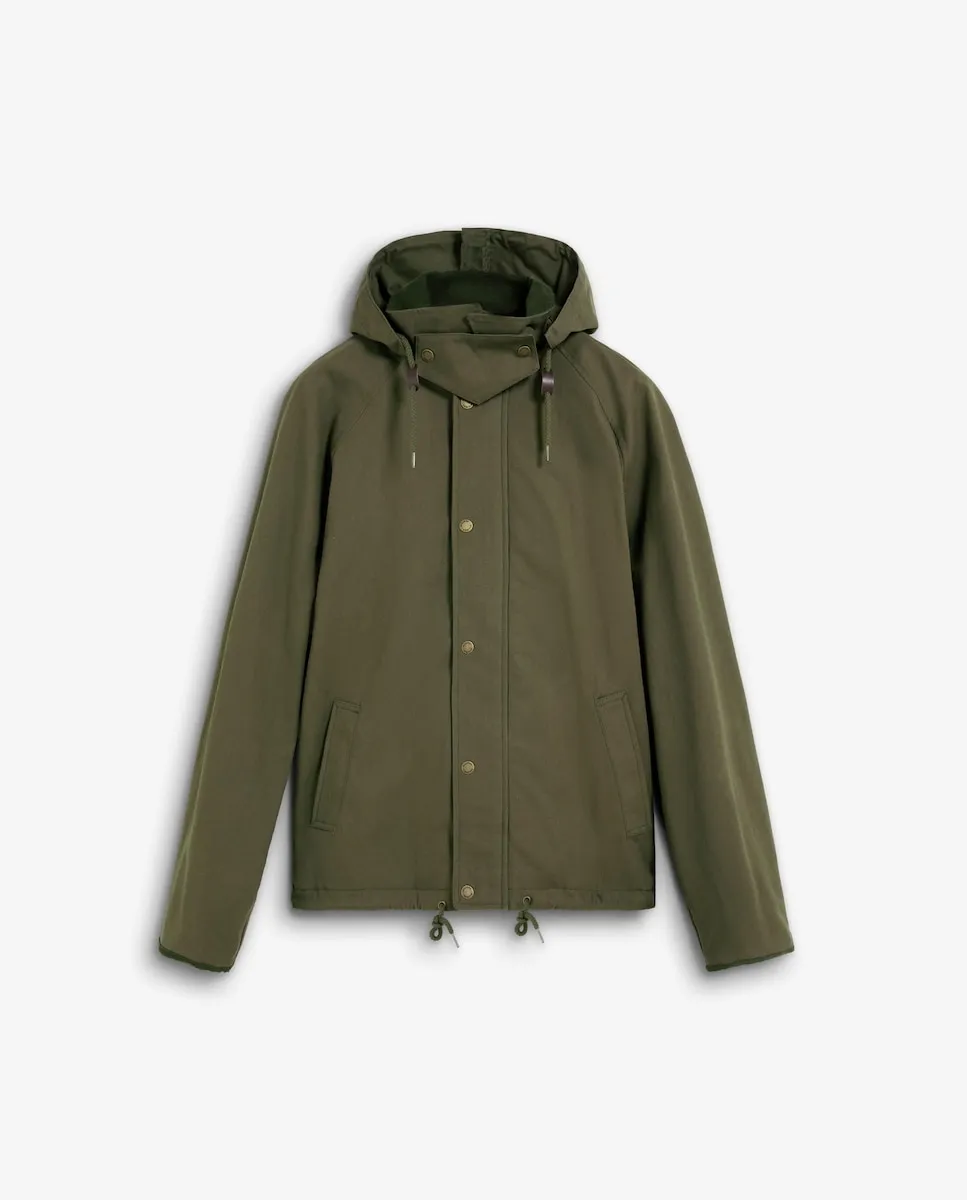 

Мужская куртка с капюшоном и регулируемым подолом Scalpers, хаки