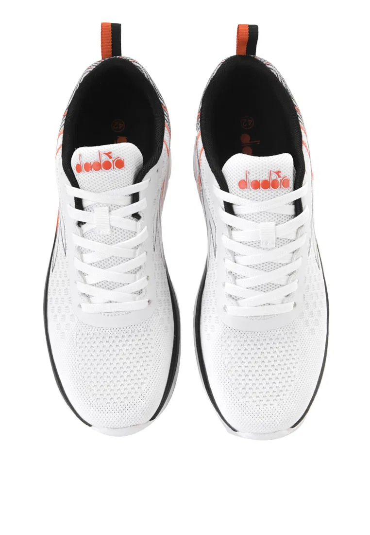 Кроссовки мужские спортивные, Parlow Diadora, белый/оранжевый — фото 4