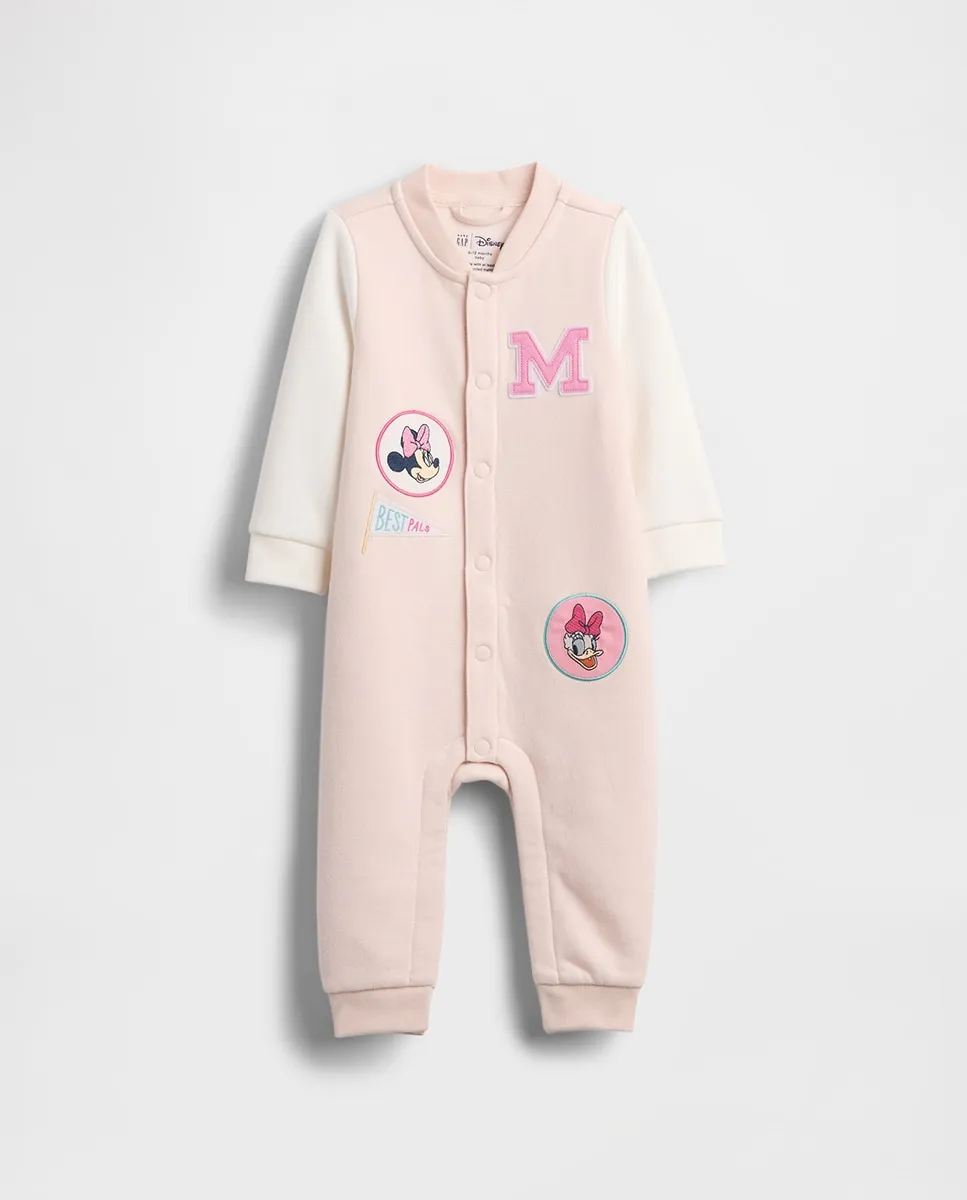 

Набор для малыша из одной части в винтажном стиле, мягкий, от × Disney Baby Gap, розовый