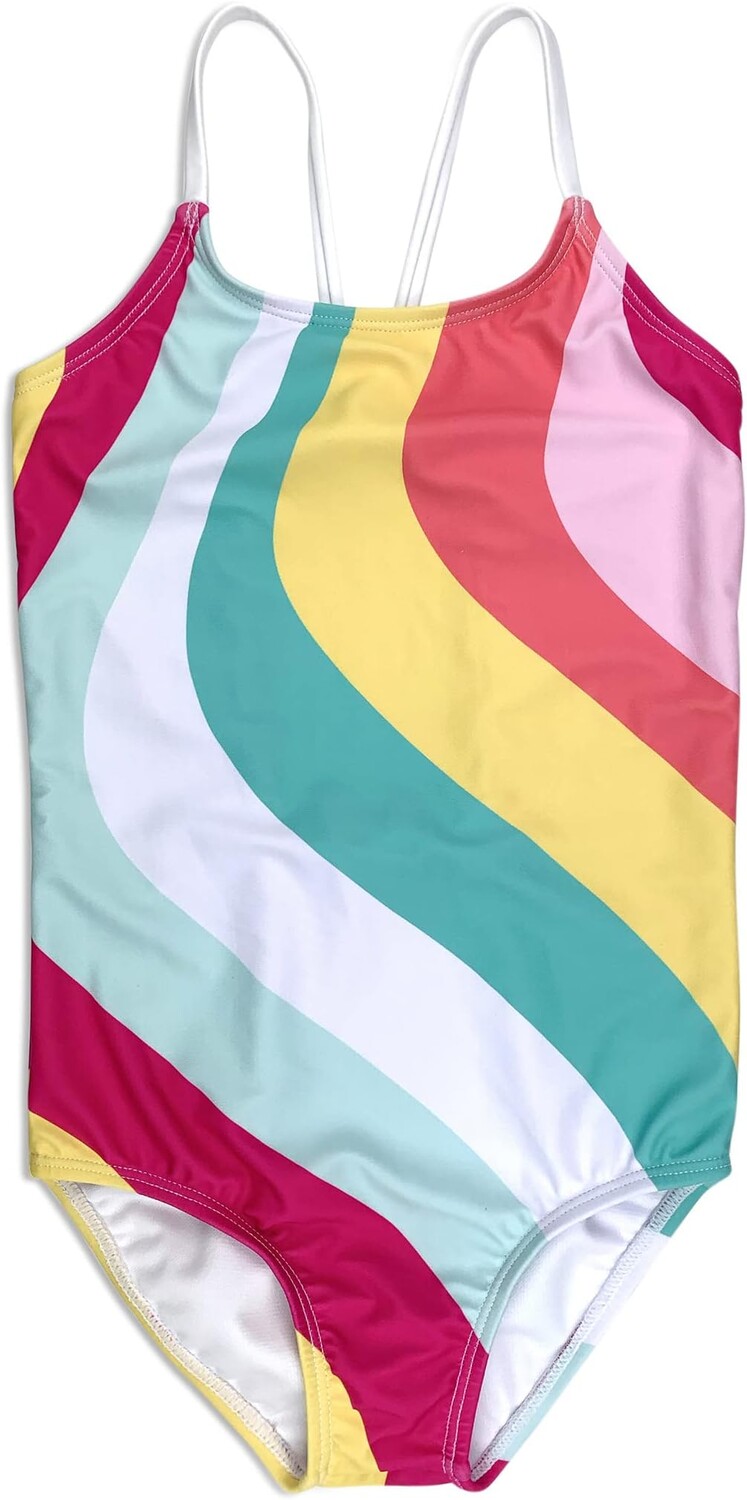 

Купальник Appaman Taylor One-Piece Swimsuit, цвет Rainbow Stripes