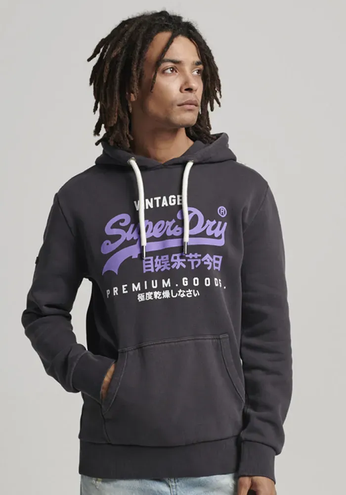

Толстовка с капюшоном Superdry "VINTAGE VL PREM GOOD OD HOOD", черный