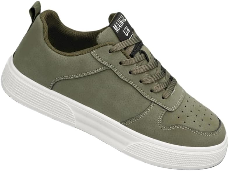 

Мужские кроссовки на высокой подошве большого размера - повседневная спортивная обувь - легкие и удобные - дышащие - с противоскользящей подошвой - подходят для активного отдыха на свежем воздухе, повседневного ношения и всех сезонов Fmshi, зеле...