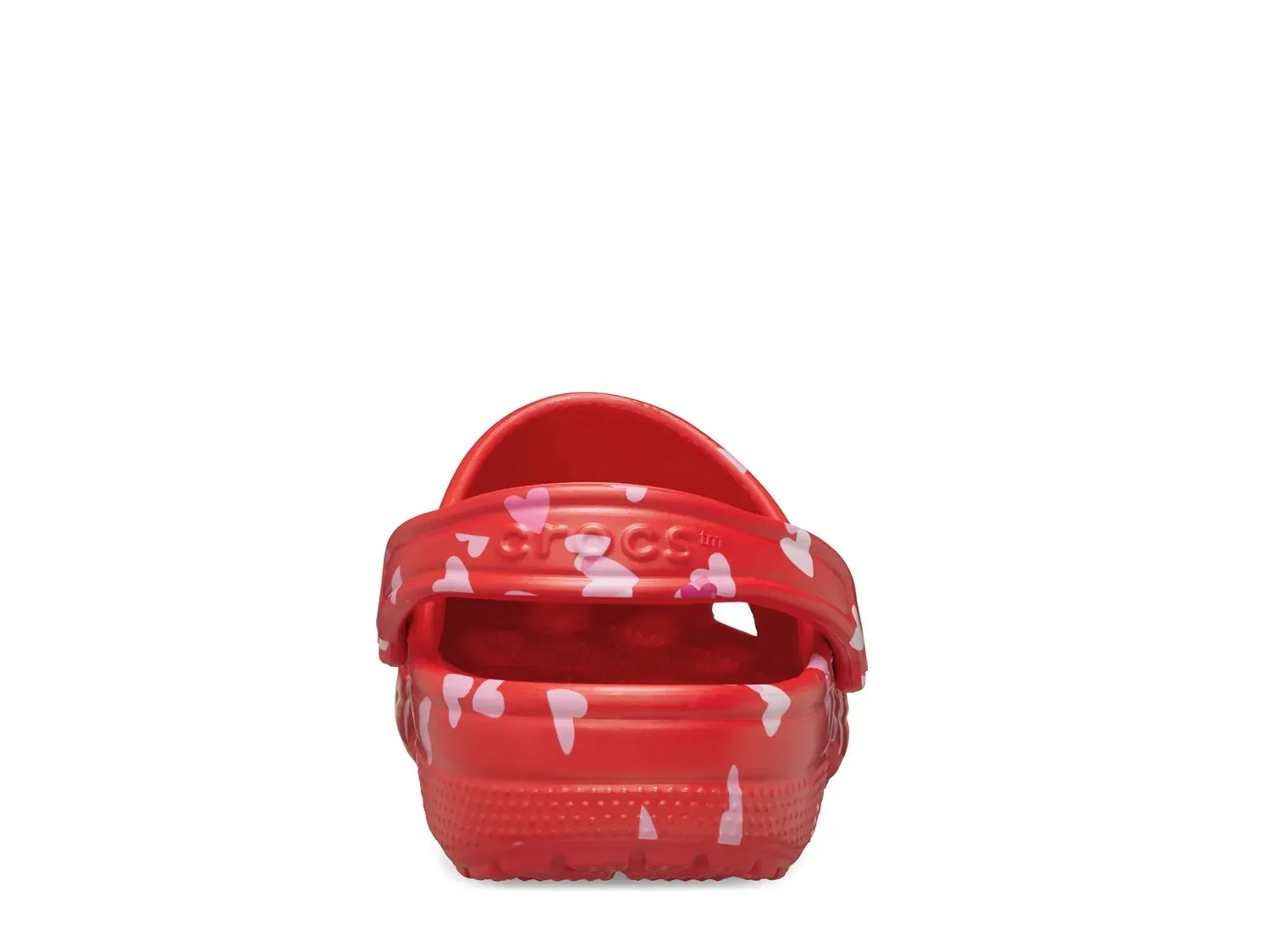 Классические сабо Crocs ко Дню святого Валентина, красные — фото 3
