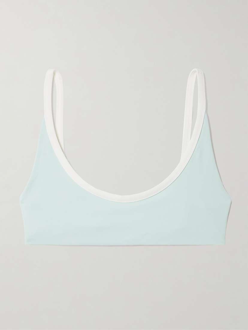 

Двухцветный верх бикини Calcutta Marysia, голубой