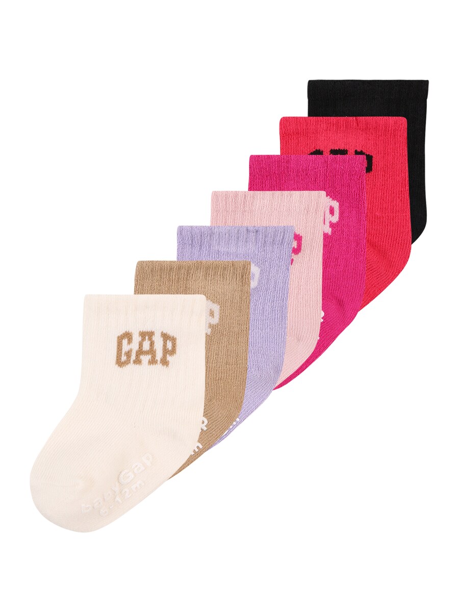 

Носки GAP, цвет Beige/Light beige/Light purple/Pink/Light pink/Red/Black