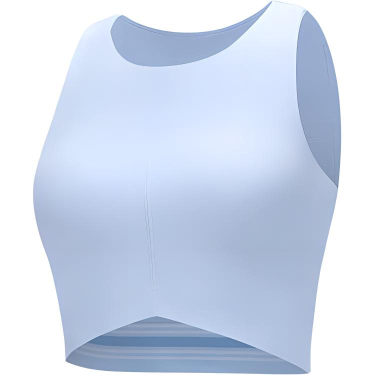 

Женский спортивный топ с V-вырезом Lululemon, белый/синий