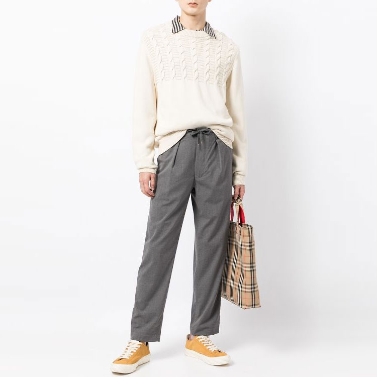 Брюки повседневные мужские серые FW21 Polo Ralph Lauren, серый — фото 4