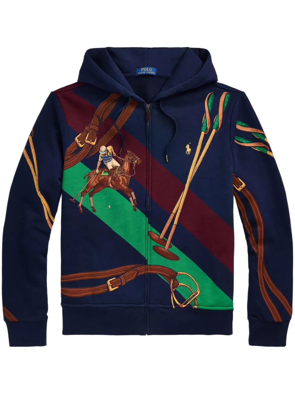

Худи с логотипом Polo Pony Polo Ralph Lauren, синий