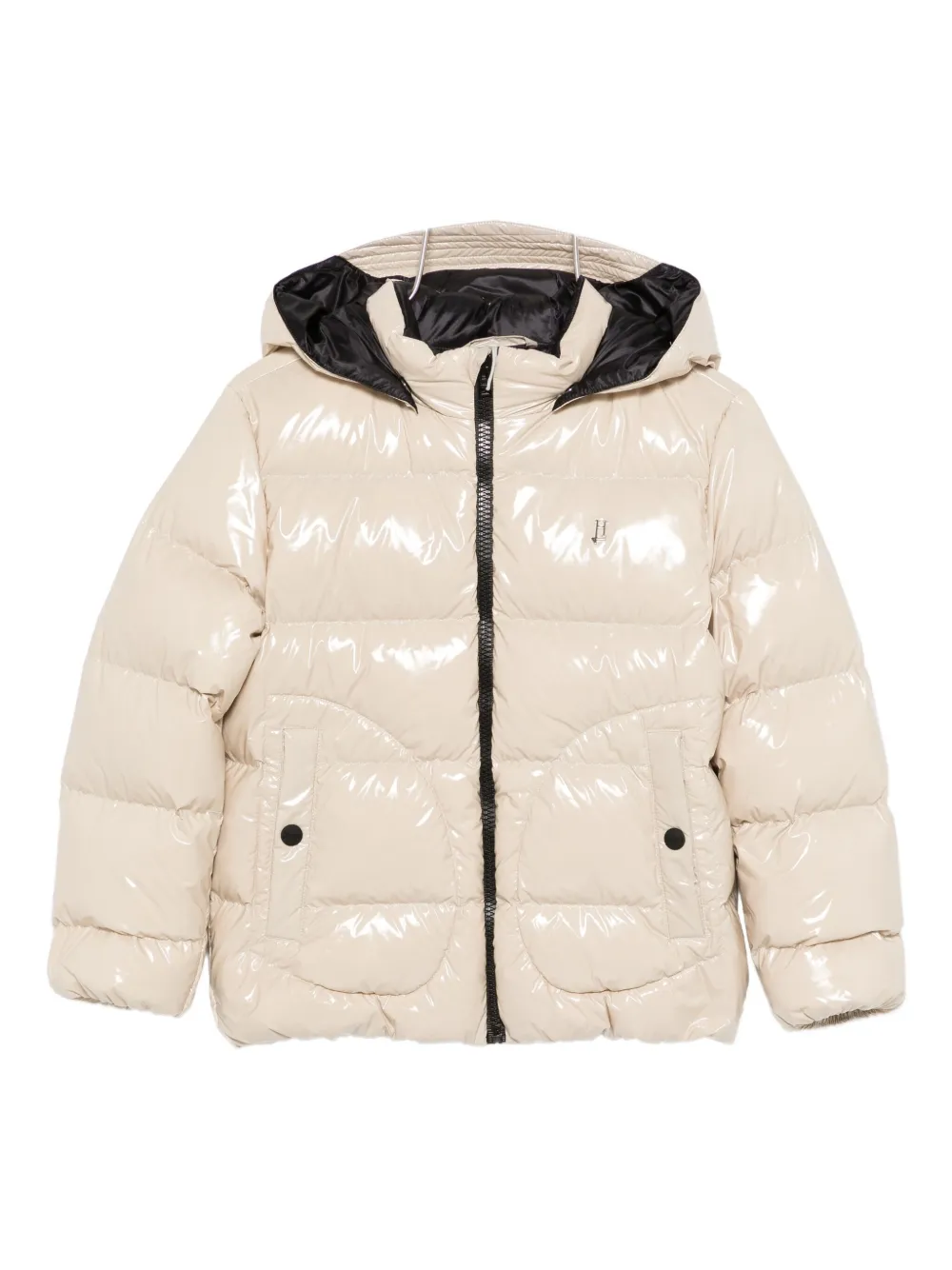 

Стёганая куртка с капюшоном Herno Kids, нейтральный