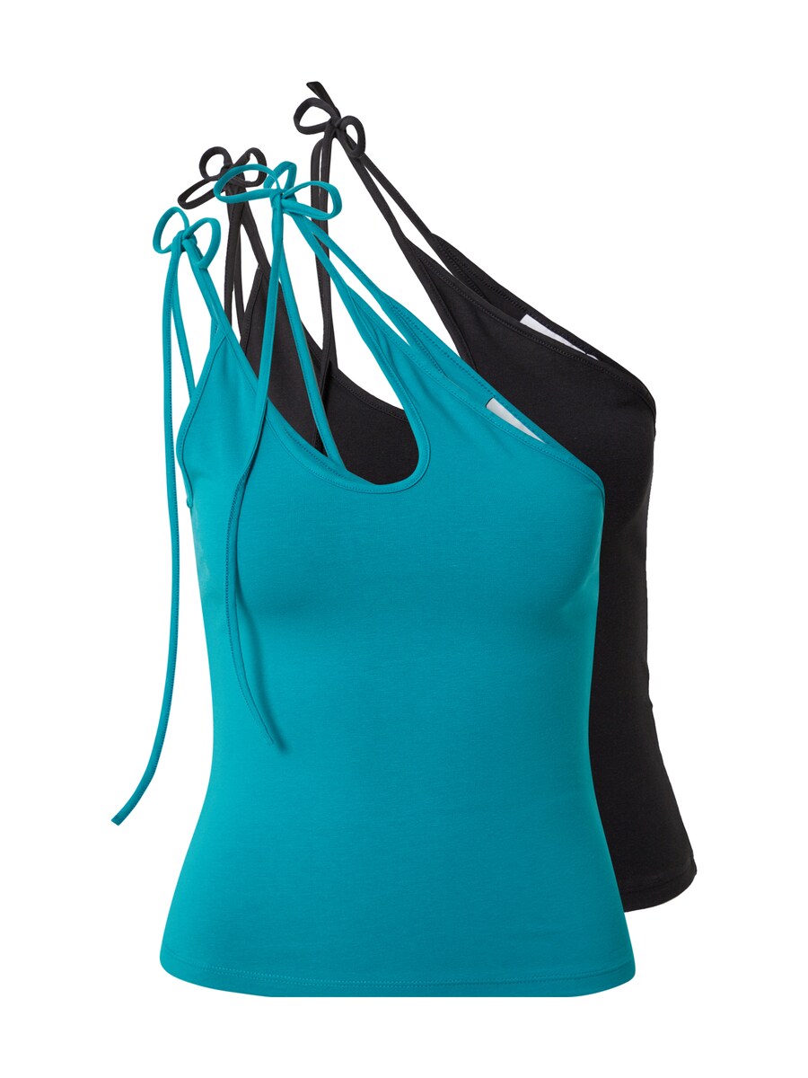 

Топ WEEKDAY Michelle, цвет Cyan blue/Black