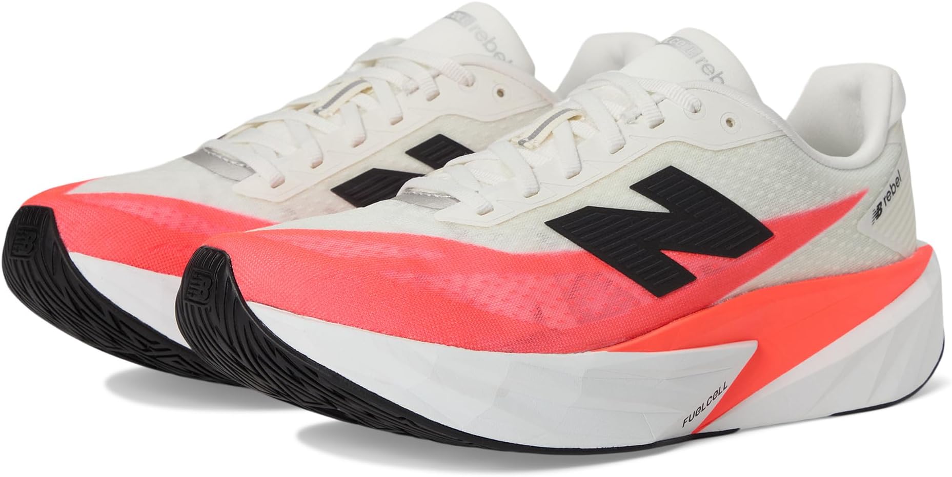 

Кроссовки New Balance FuelCell Rebel v5, цвет Urgent Red/White/Sea Salt