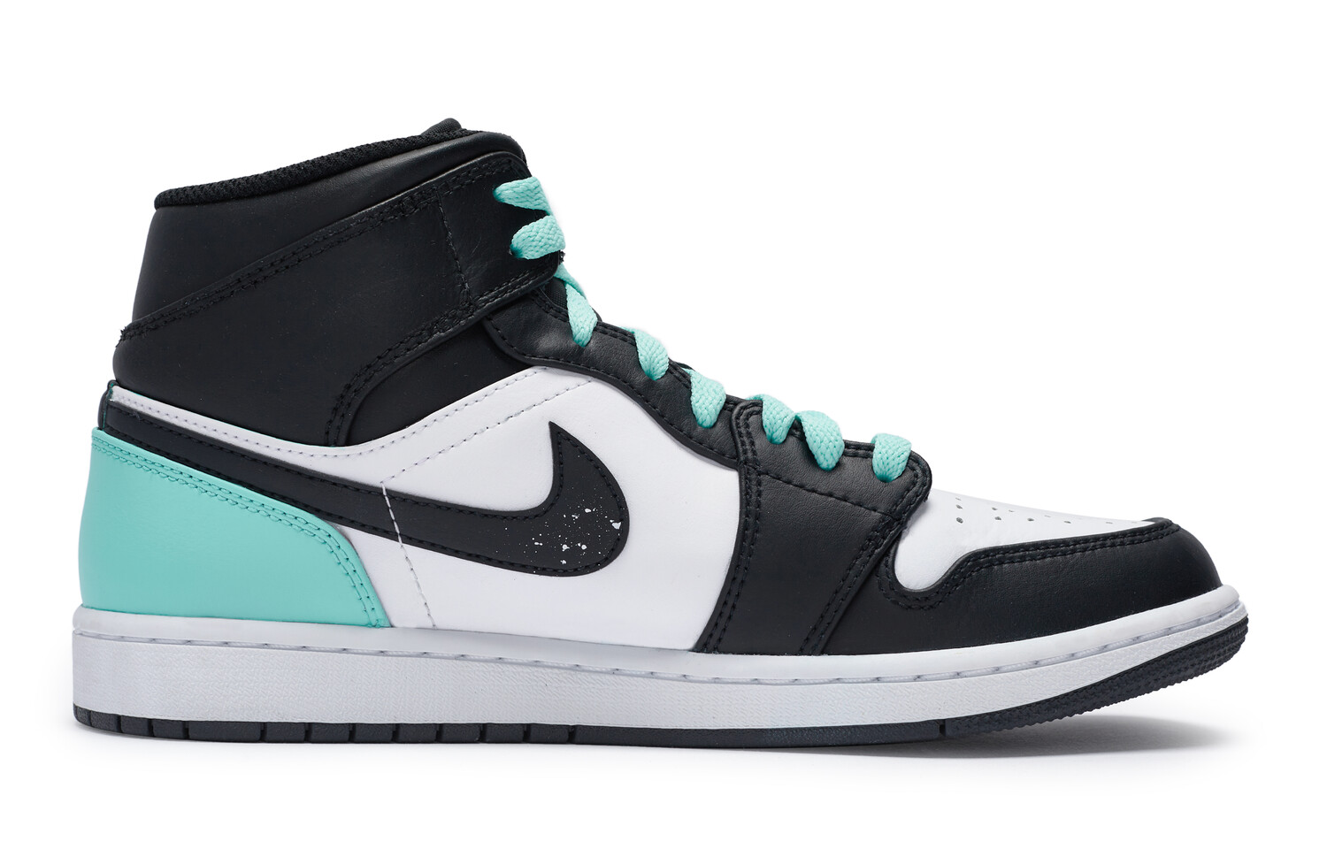 

Кроссовки Air Jordan 1 Vintage Basketball Shoes Men Mid-top Tiffany, черный/белый