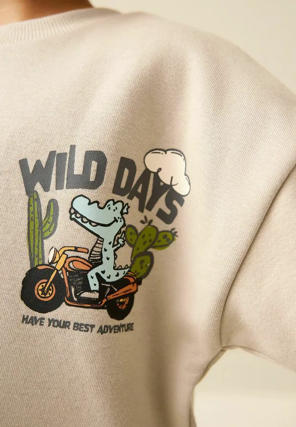 Спортивный костюм с круглым вырезом Next, Ecru Wild Days — фото 2