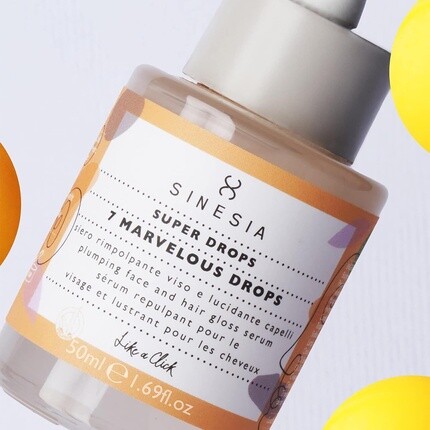 Сыворотка Sinesia — Super Drops 7 Marvelous Drops Антивозрастное увлажняющее питательное масло- для волос на — фото 3