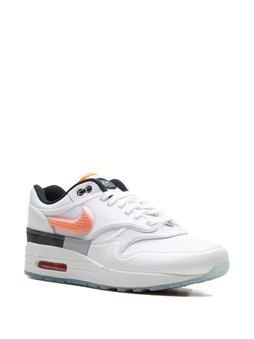 Кроссовки Air Max 1 «Белый/Гипер-красный/Черный» Nike — фото 2