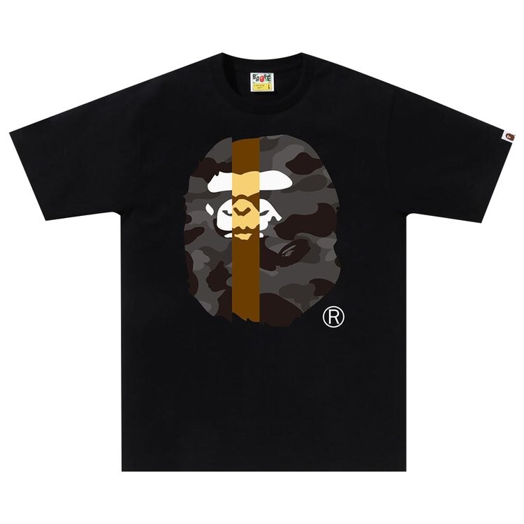 

Футболка BAPE Color Camo Transform Big Ape Head Tee, черный