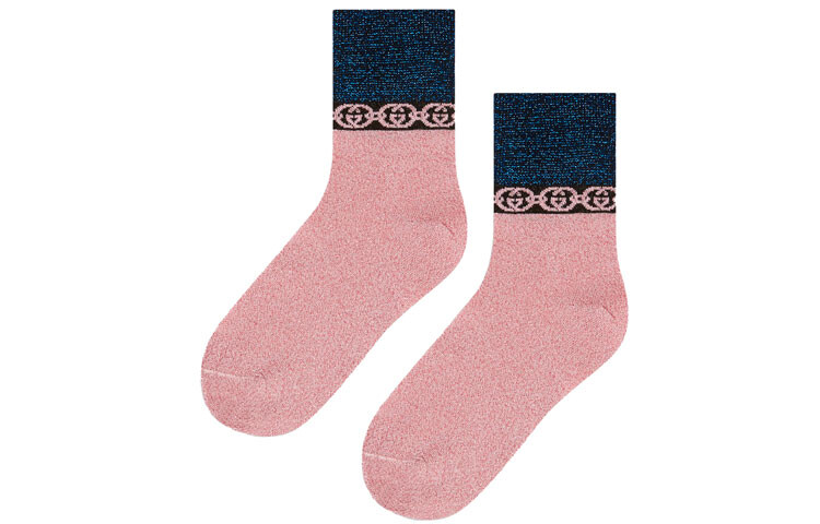 

Женские носки GUCCI до середины икры, цвет Pink