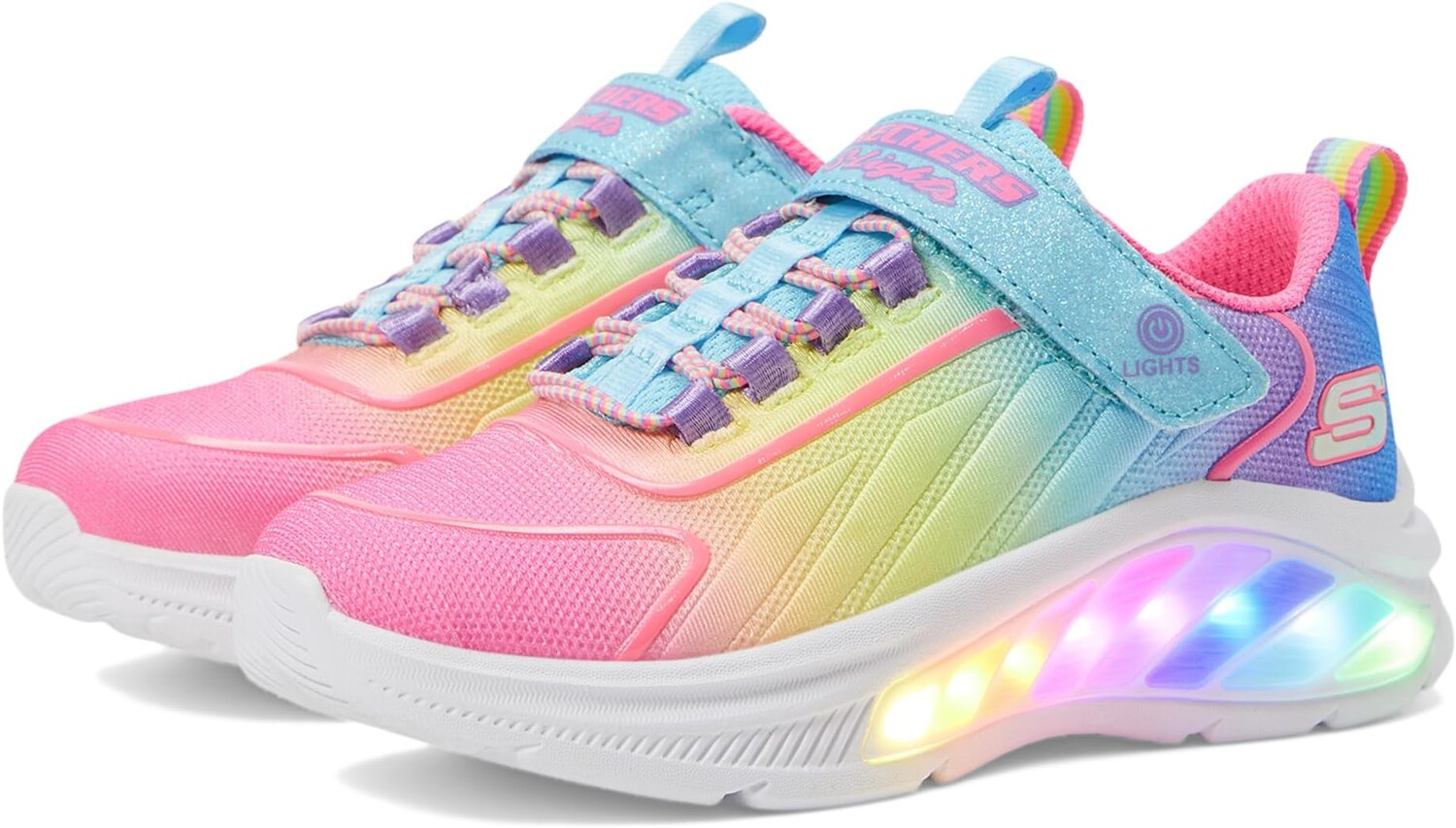 

Кроссовки Rainbow Cruisers 303721L SKECHERS KIDS, цвет Turquoise/Multi