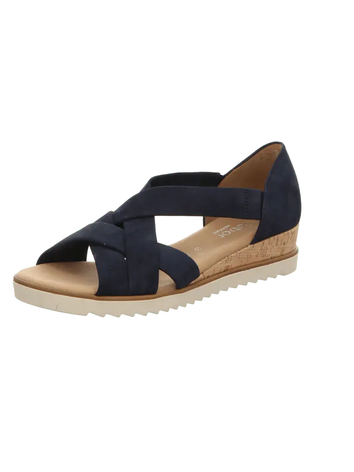 

Сандалии на плоской подошве Gabor Comfort Sandaletten Bequem Abs Bis 40, синий