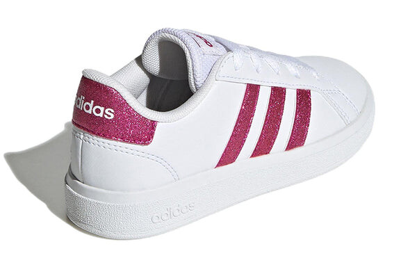 Кроссовки (GS) Adidas Grand Court 2.0 Lifestyle Tennis Shoes 'White Real Magenta', белый — фото 4