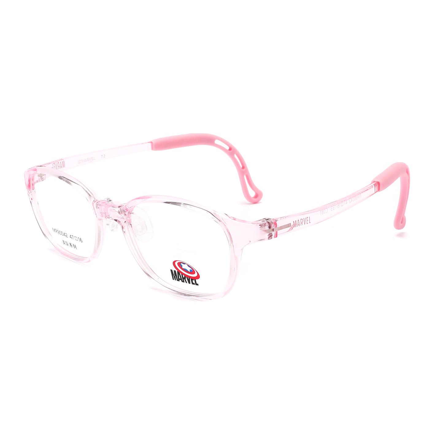 

MARVEL Пластиковая круглая оправа для очков детская, Transparent Pink