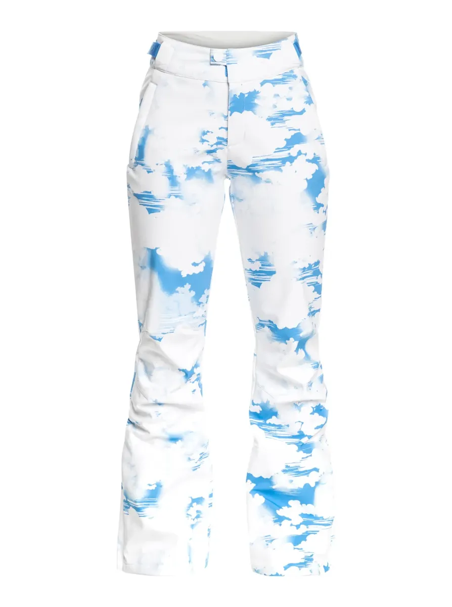 

Штаны для сноуборда Roxy "Chloe Kim", цвет Azure Blue Clouds