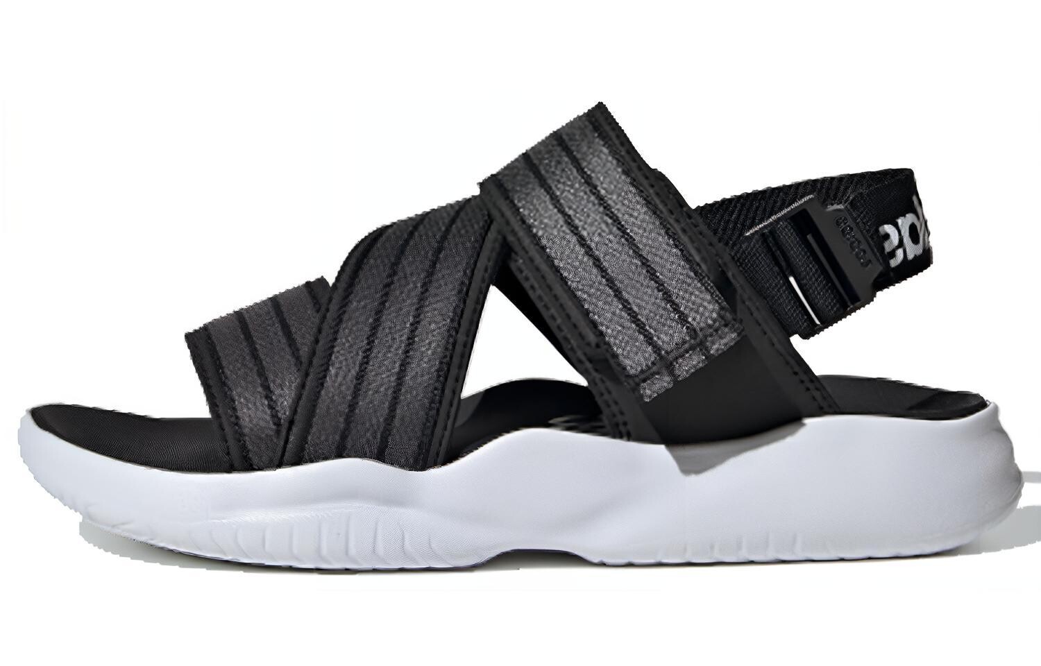 Пляжные сандалии женские черные/серые/белые Adidas