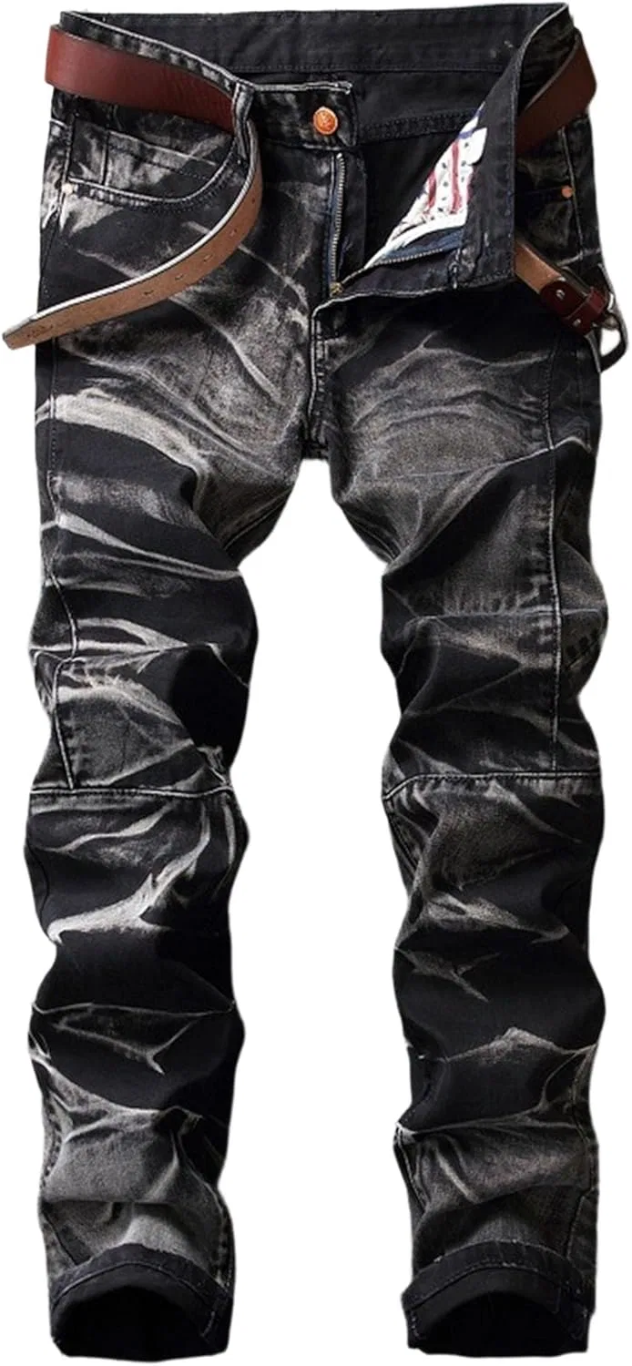 Джинсы прямые Slim Fit, Черный