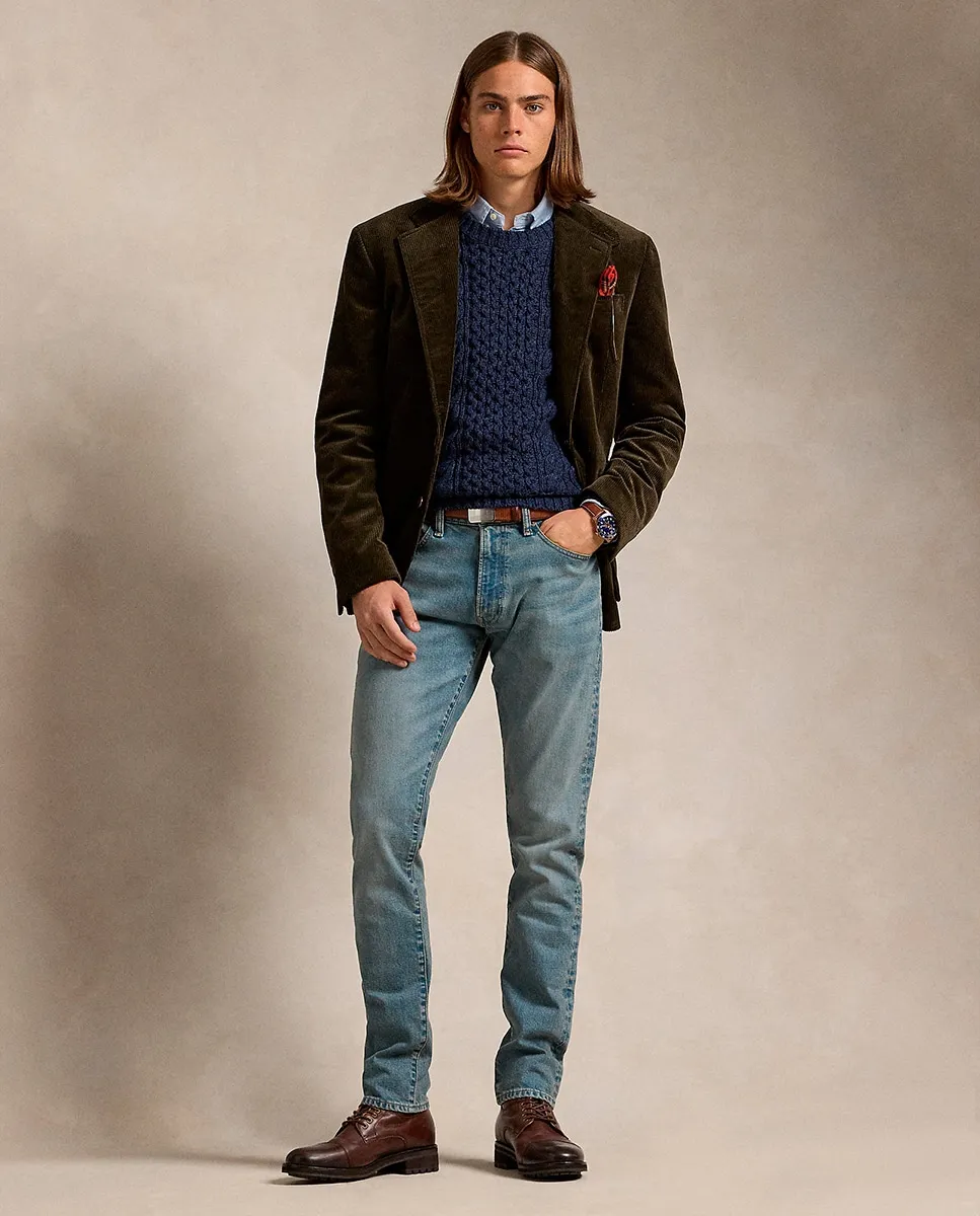 

Мужские джинсы Салливан Slim Fit с эластичным поясом Polo Ralph Lauren, синий