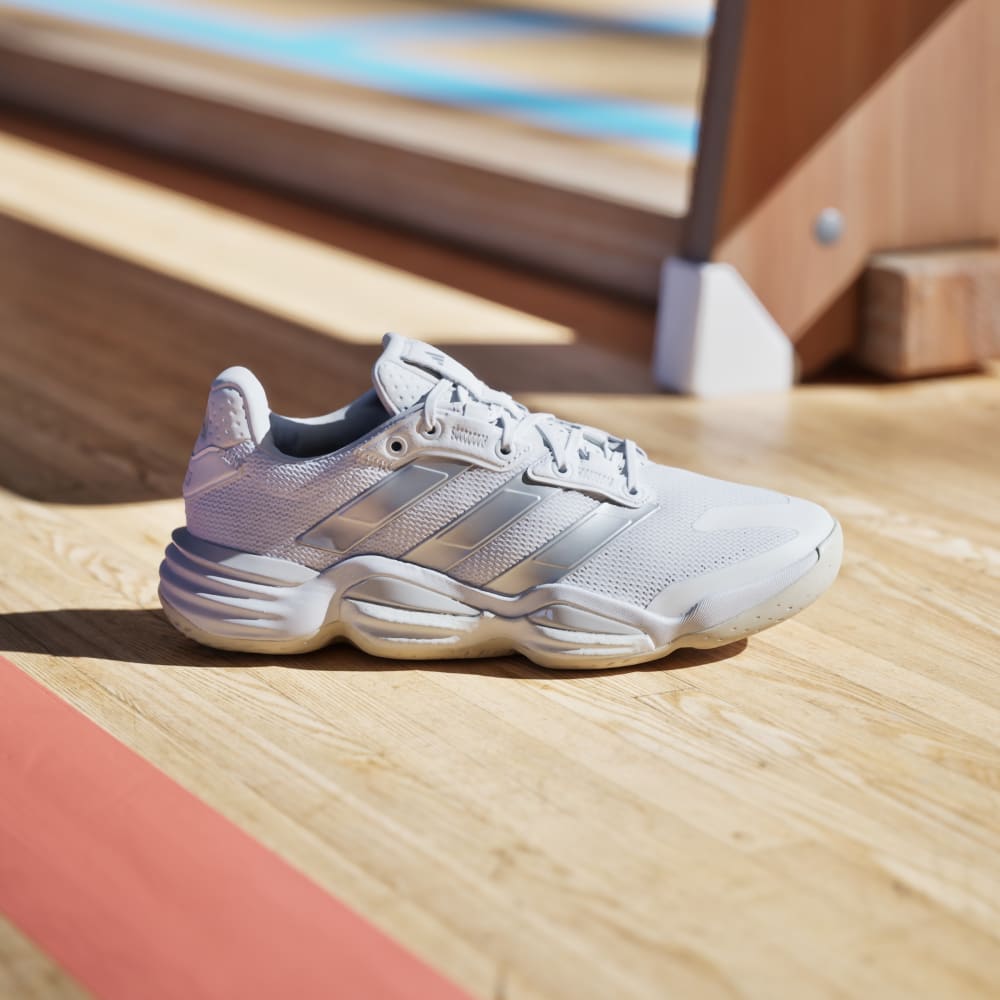 Кроссовки Adidas Stabil 16 Indoor Shoes, цвет Cloud White/Silver Metallic/Grey One — фото 2