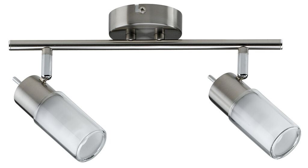 

600.81.LED Paulmann Потолочные светильники Прожекторы Zygla bar 2x4W GU10 LED 230V матовое железо металл/стекло 14258