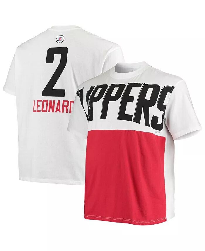 

Футболка мужская Kawhi Leonard White LA Clippers Big and Tall Yoke Fanatics
