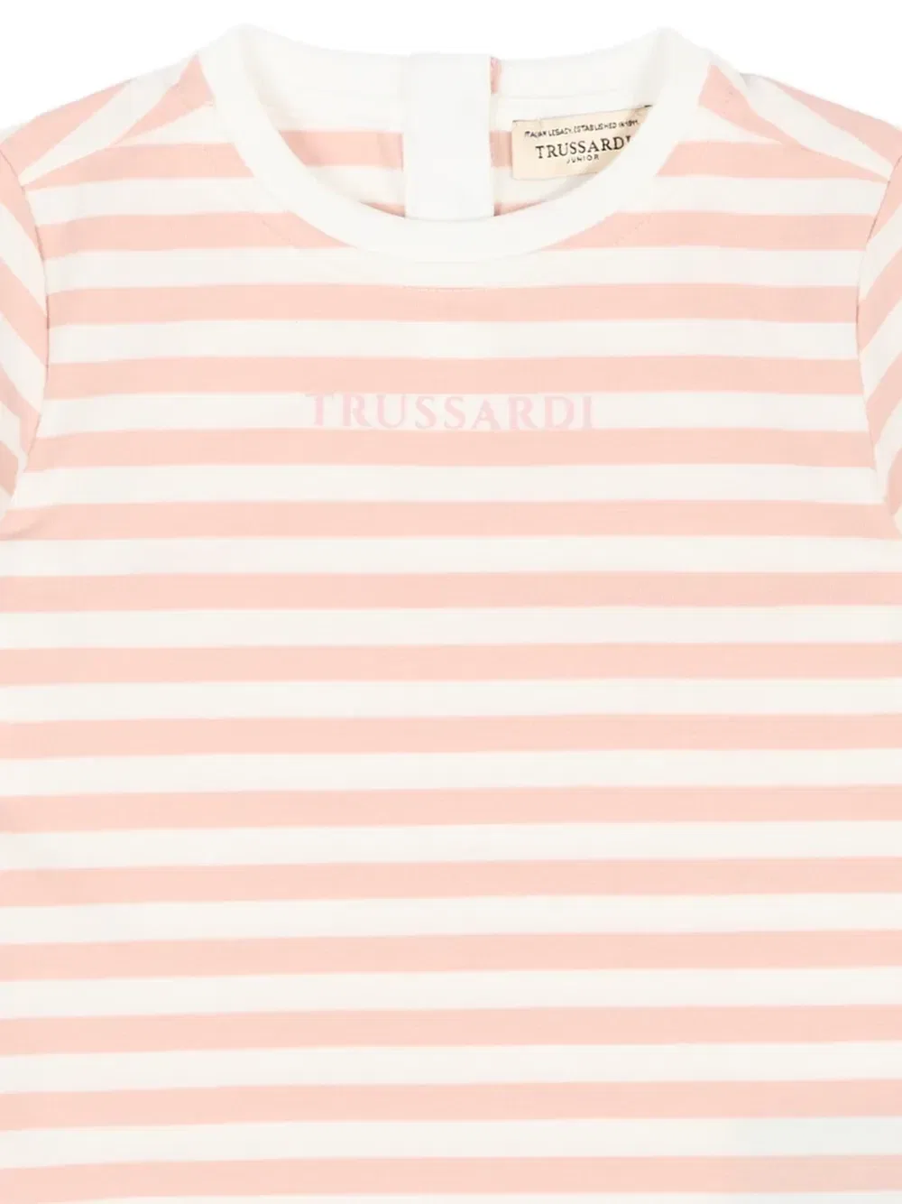 Футболка в полоску Trussardi Junior, розовый — фото 3