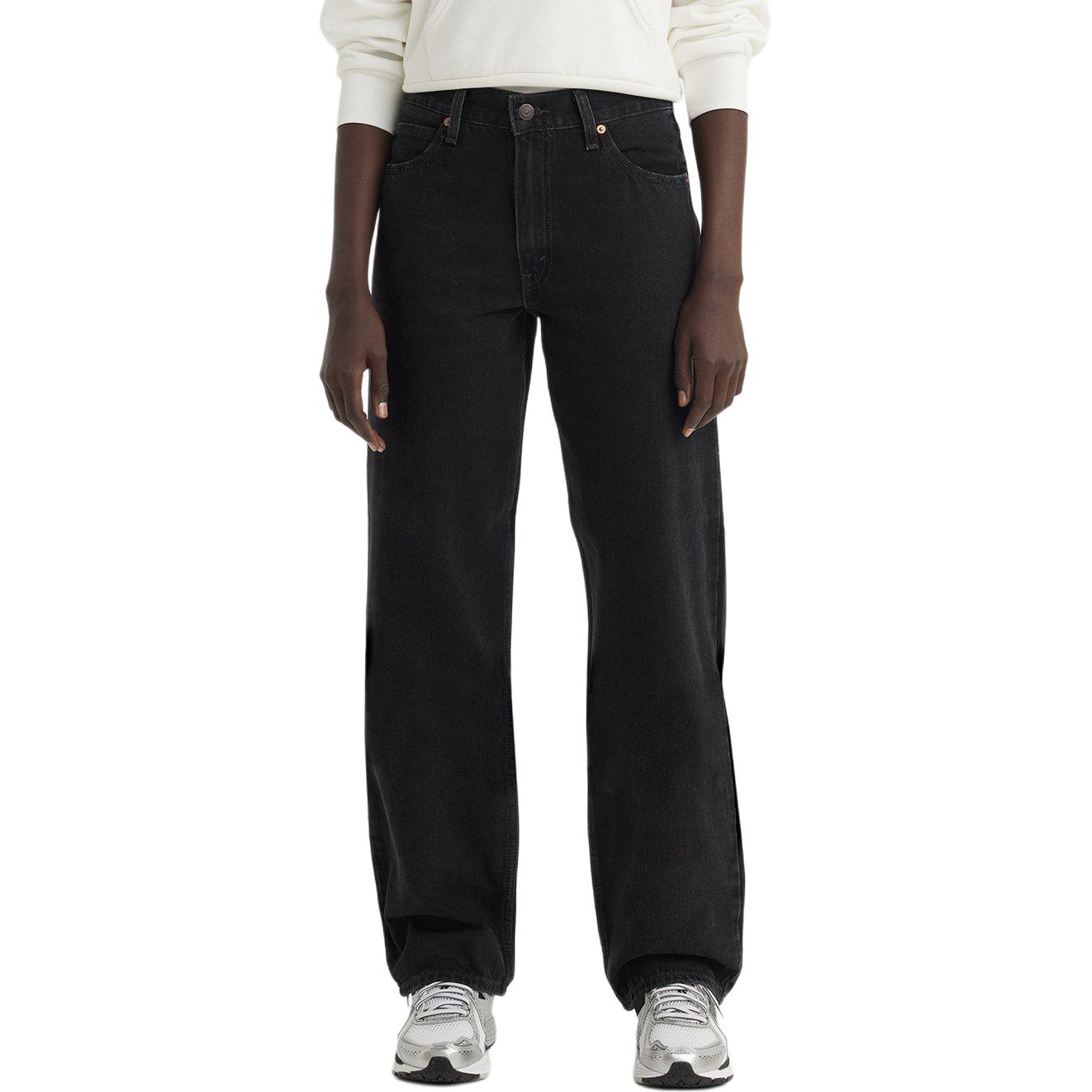 Levis Джинсы Women's Black Moderate Straight Fit