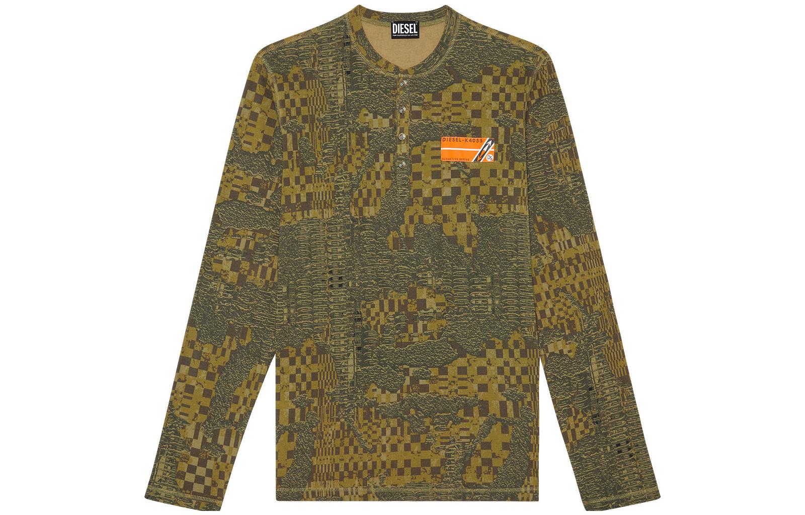 

DIESEL Футболка мужская оливковый green