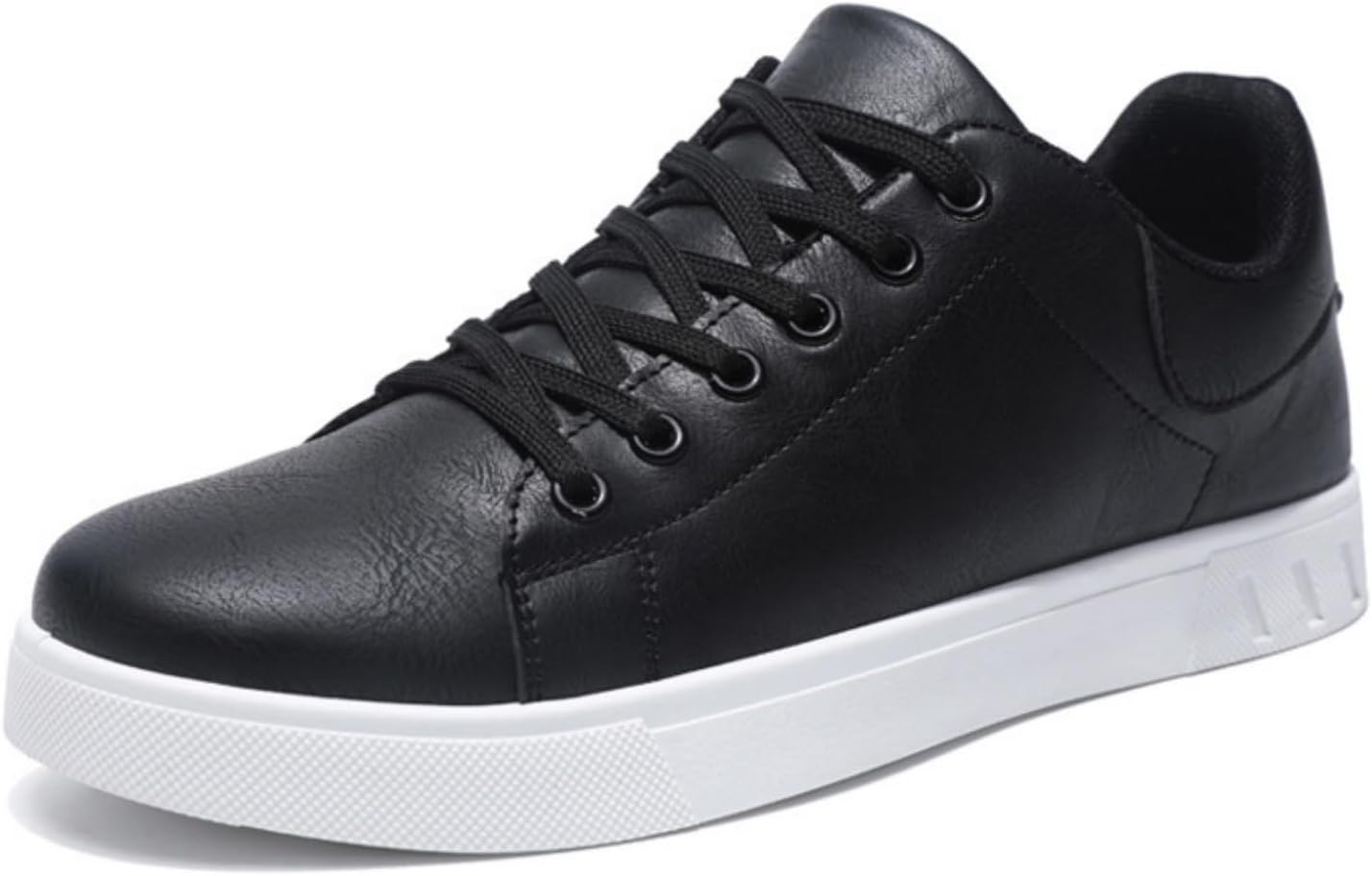 

Мужские кожаные повседневные кроссовки с шнуровкой, удобные легкие прогулочные туфли для деловых поездок с дышащей конструкцией и белой противоскользящей подошвой Kelibasi