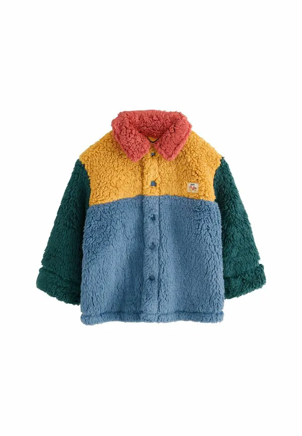 Флисовая куртка Next, Blue Yellow Bright Colorblock