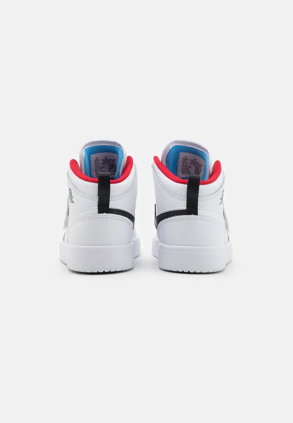 Кроссовки sky jordan 1 hightop Jordan, White/Black/Gym Red/University Blue — фото 3