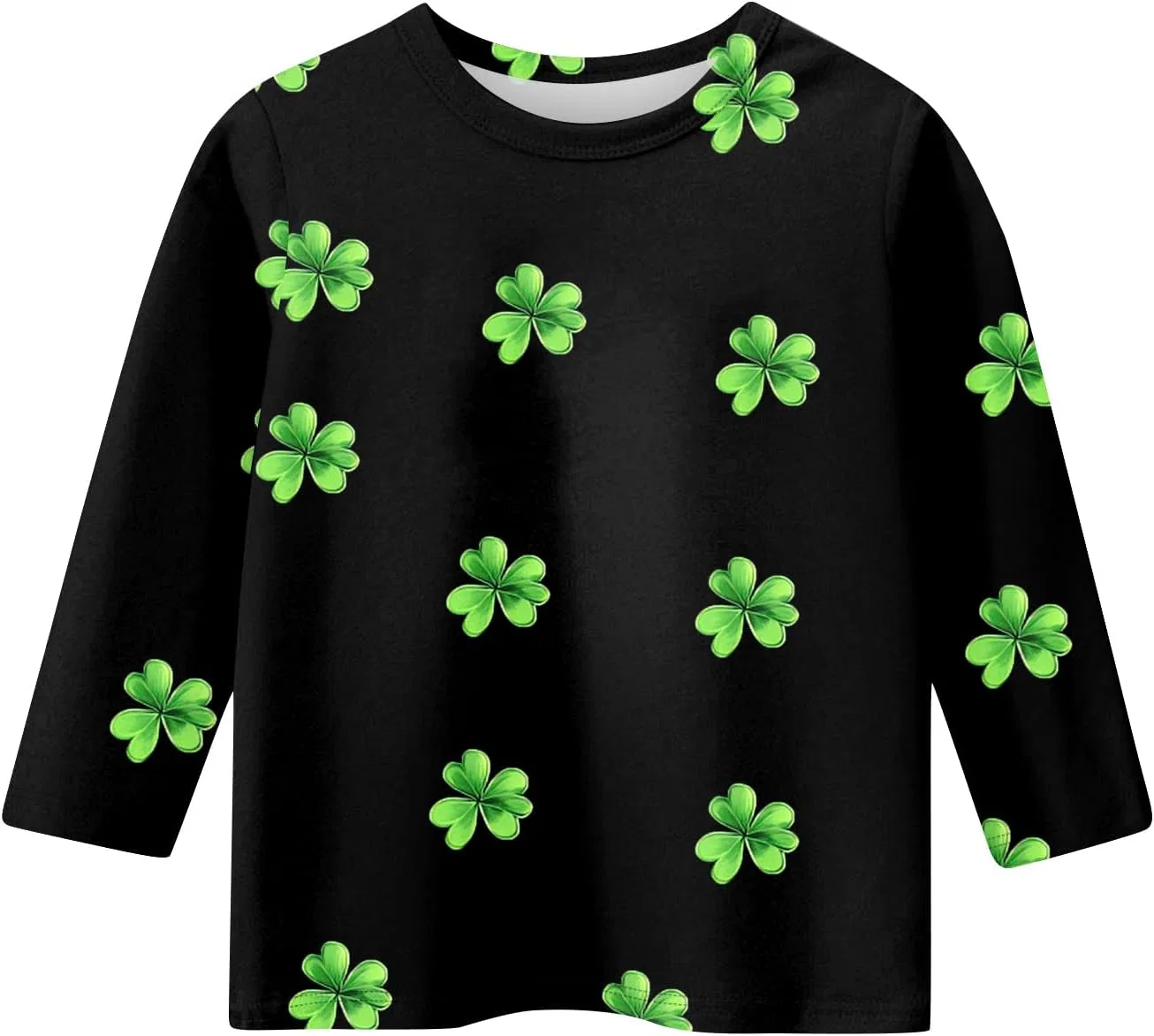 Футболка с принтом St. Patrick's Day, Generic, оверсайз, Fluorescent Green — фото 2